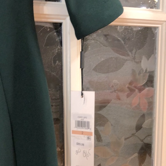 Green Calvin Klein A-line Dress ,New - Picture 3 of 4